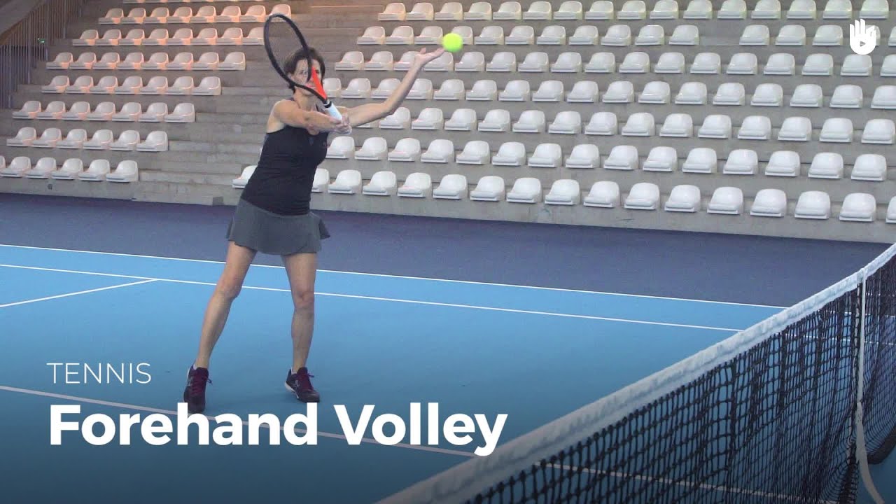 How to Hit a Forehand Volley How to Play Tennis Sikana