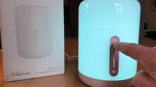 MiJia Xiaomi Bedside Lamp 2 (MJCTD02YL/MUE4085CN/MUE4093GL) - відео 11