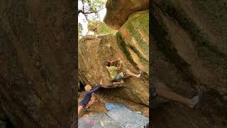 Video thumbnail of Little Bear Low aka Gold Diggaz Low, V10. Estes Park Valley