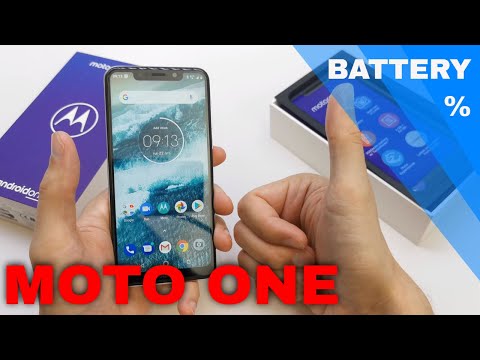 How To Display Battery Percentage On Motorola One
