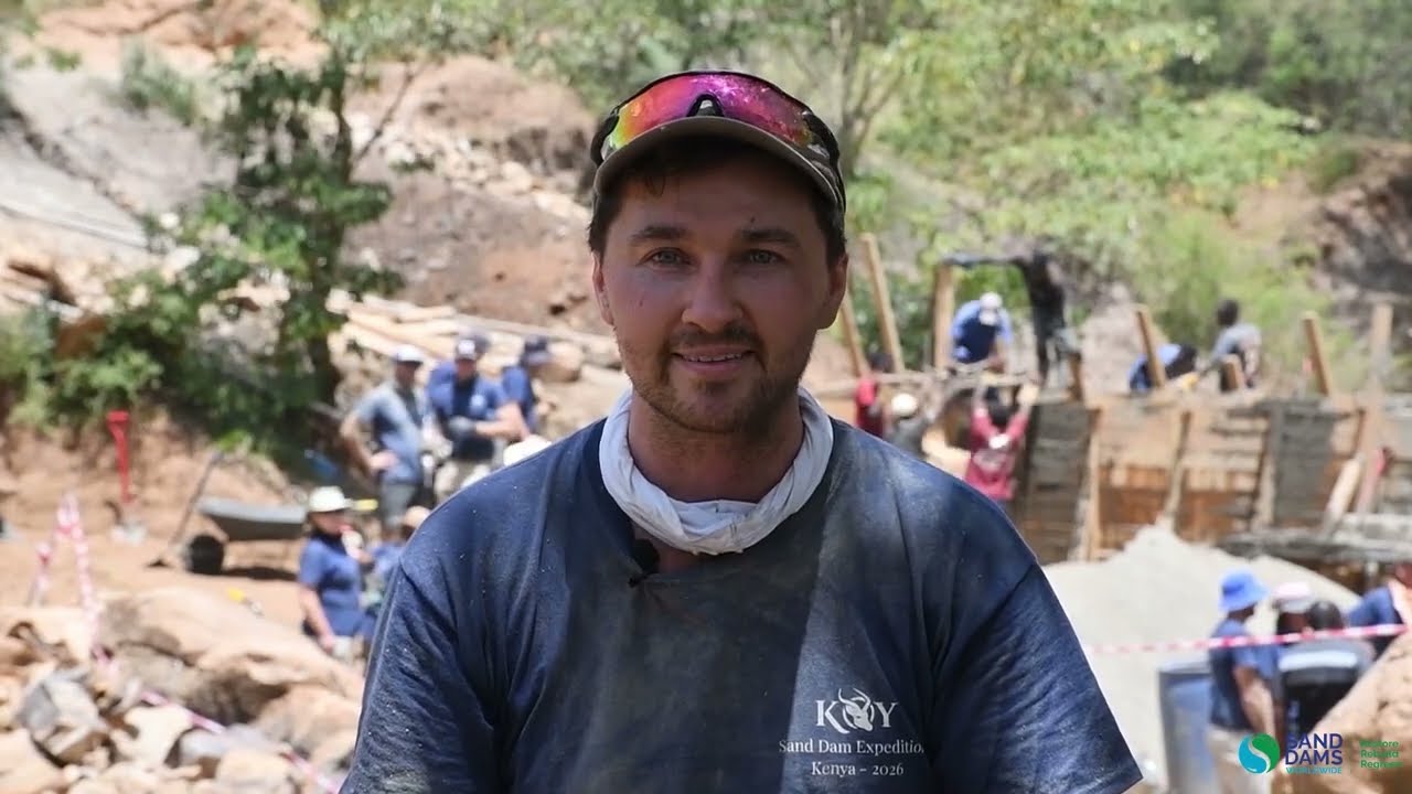 Sand dam expedition volunteer - Rupert