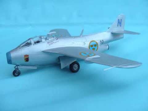 HELLER 1/72 Saab J29 'Tunnan' - A Build In Pictures