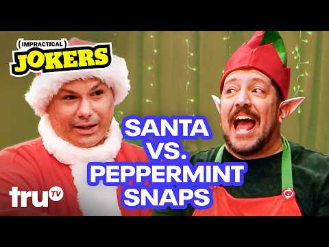 Santa Michael Ian Black Argues With Sal the Elf (Clip) | Impractical Jokers | truTV