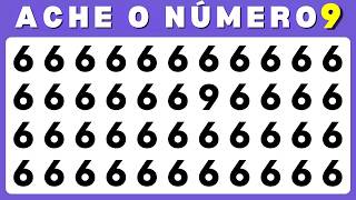 🔎Encontre o ESTRANHO - Edição Números e Letras ✅ Fácil e Difícil | Quiz Tap