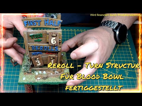 Bloodbowl Half Time Reroll Stand - Set up and paint in hospital style!