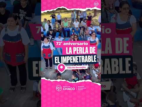 El Ministro Diego Gutiérrez acompañó las celebraciones por el 72° aniversario de Villa Río Bermejito