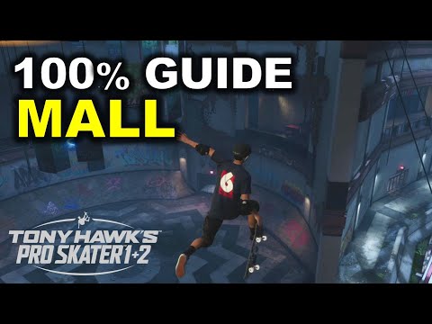 MALL: All Goals and Collectibles | Tone Hawk's Pro Skater 1 + 2 (Gameplay Walkthrough)