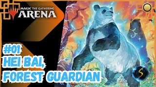It's Showtime: Hei Bai, Forest Guardian ☀️💧💀🔥🌲#01 - MTG Arena - Brawl