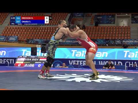 Round 5 FS - 130 kg: D. EREKSON (USA) v. S. OMARA (EGY)