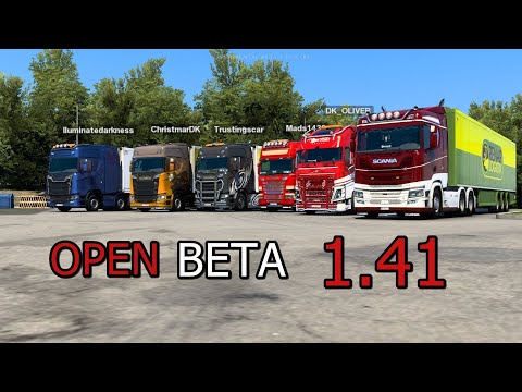 1.41 Open Beta Released for Euro Truck Simulator 2 !! Official Multiplayer, New Road, Photo Mode etc