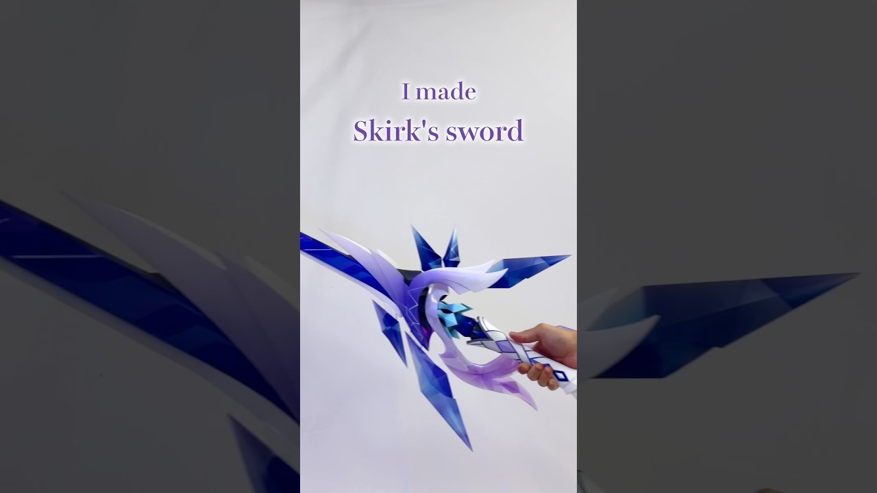 【原神】スカークの片手剣作りました #shorts