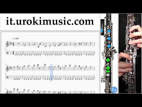 Corso di Oboe P!nk - What About Us Tablature Tab Parte#1 Esercita um-i276