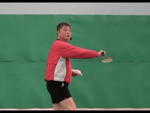 Badminton For Beginners Stroke Skills-Backhand Deceptive Straight Slice Drop