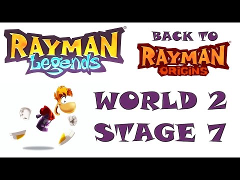 Rayman Legends Walkthrough - Back to Origins - Desert of Dijiridoos - Tuned-up Treasure