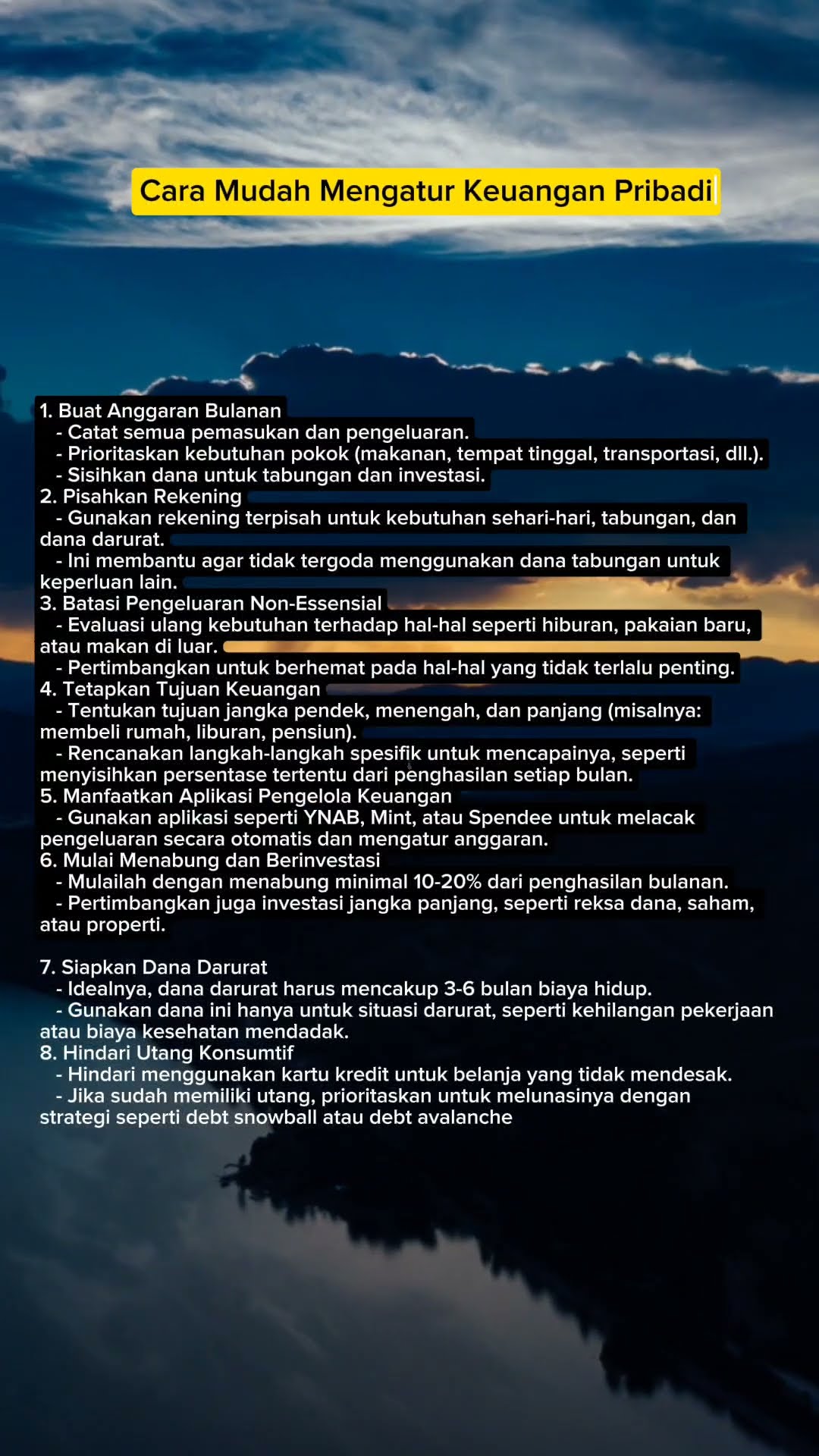 Mau cuan lebih? Yuk, simak cara mudah mengatur keuangan pribadi! 💰✨