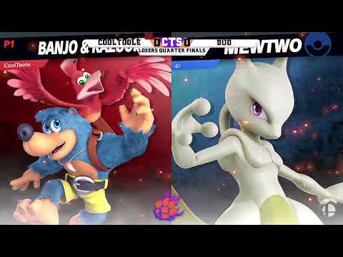 Clocktower Smash 76 - LQ - CoolToole (Banjo & Kazooie, Mii Brawler) vs. Duo (Mewtwo) - SSBU