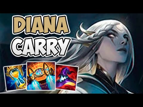 KOREAN CHALLENGER DIANA AMAZING SOLO CARRY! | CHALLENGER DIANA JUNGLE GAMEPLAY | Patch 12.5 S12