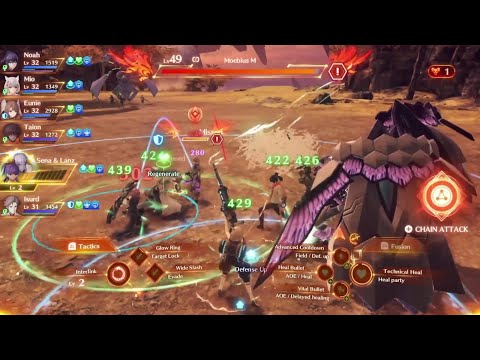 Xenoblade 3 Low Level Run - Lv32 vs Moebius M (Normal)