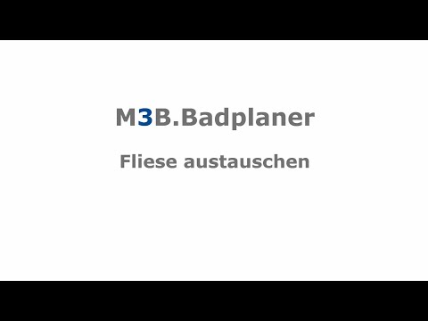 M3B.Badplaner Fliese austauschen