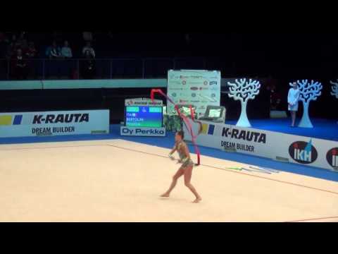 Veronica Bertolini ITA ribbon Espoo World Cup 2016