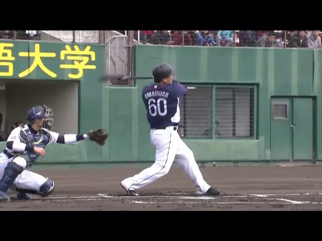 【1回表】ライオンズ・中村 高めの失投を見逃さずバックスリーン右へ先制2ラン!! 2015/3/8 Bs-L