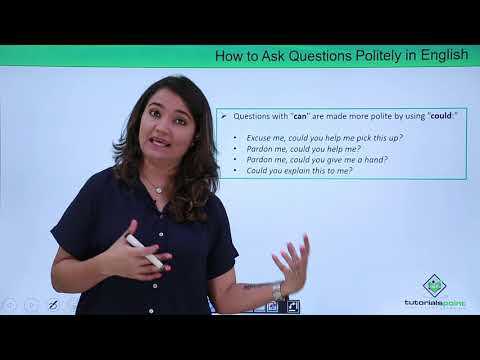 How to ask Questions politely in English