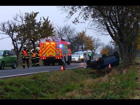 Dopravní nehoda osobního automobilu se zraněním, Děhylov (směr Dobroslavice) 28.10.2016 (16:45)