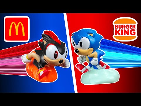 Which SONIC Toy is better? McDonald's vs Burger King