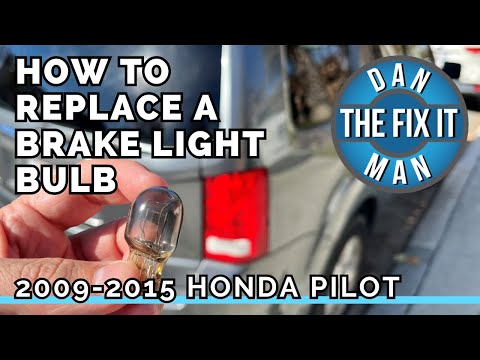 2009 - 2015 Honda Pilot Brake Light Bulb Replacement How to Remove & Replace Taillight Assembly DIY!