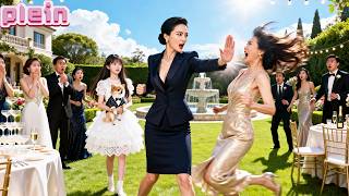 Fille naïve forcée à épouser un chien, sa mère riche intervient et gifle la belle-mère !