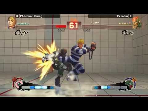 USF4 @ Last Man Standing 3 - PAG Gucci Durag (Cody) vs TS Sabin (Dhalsim) [720p/60fps]