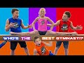 Who is the best at gymnastics? Brothers and Sister Challenge!