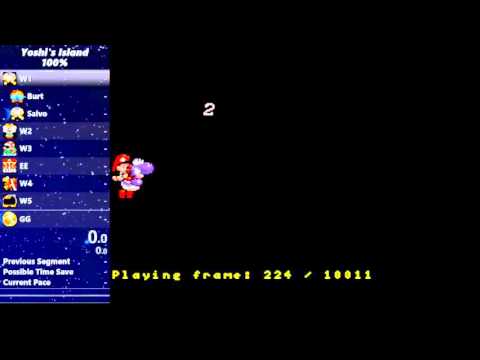 Yoshi's Island: SMW2+ Hack 2-5 100% in 2:19 - TAS