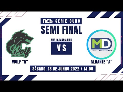 WOLF BASKETBALL X MELLO DANTE - FINAIS NCB S16M SÉRIE OURO 2022.1