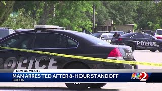 Shooting suspect arrested after 8-hour standoff in Brevard County, police say