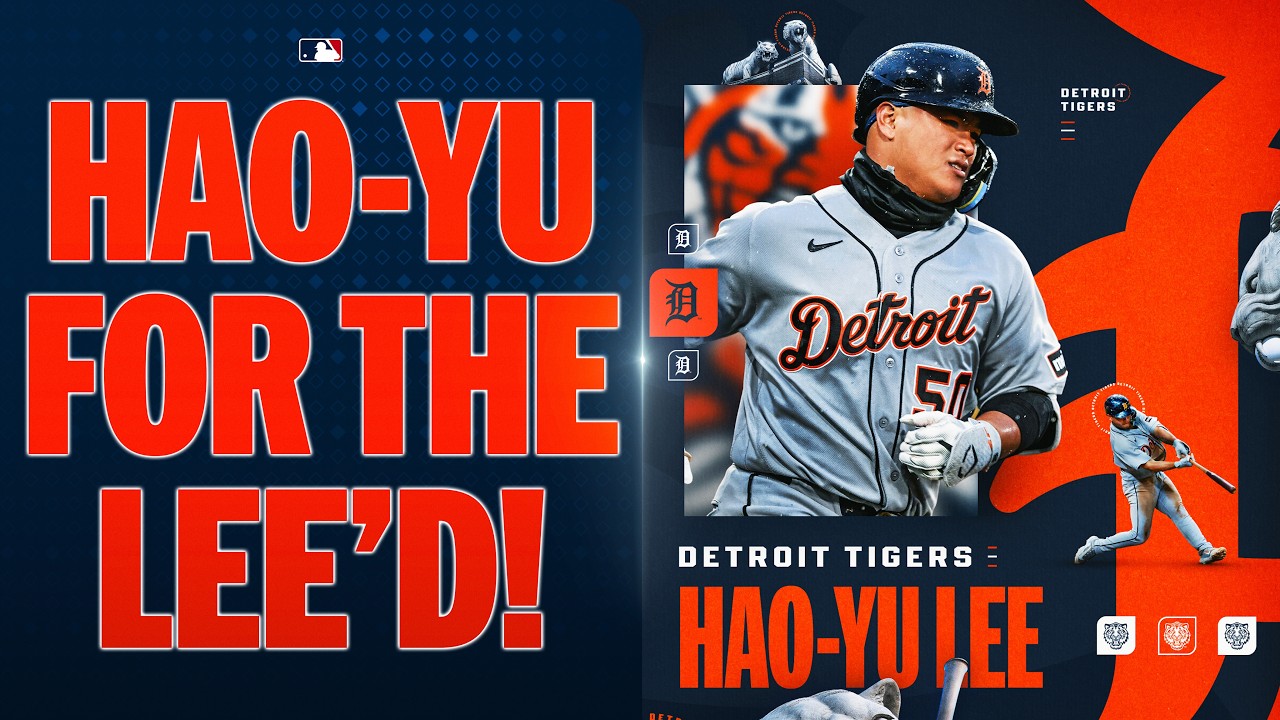 Hao-Yu Lee gives the Tigers the LEAD with a THREE-RUN HOME RUN! 😤🐯 | MLB Highlights