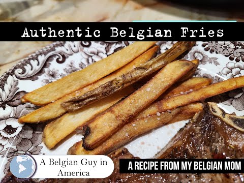 The authentic way to make Belgian Fries with beef tallow (fries are not French!)