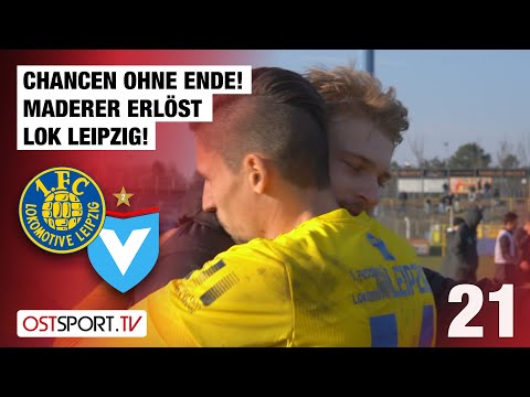 Chancen ohne Ende! Maderer erlöst Lok Leipzig! Lok - Viktoria Berlin | Regionalliga Nordost