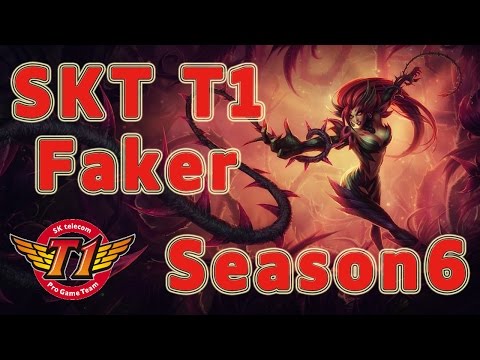 SKT T1 Faker Zyra MID vs Vel'Koz Patch 6.19 in NA