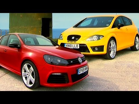 VW Golf R vs Seat Leon Cupra R - Fifth Gear