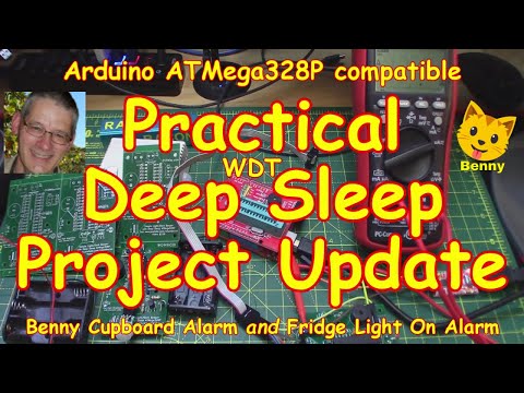 #166 ATMega328P 💤 Alarm Update - WDT & Interrupt & Custom PCB