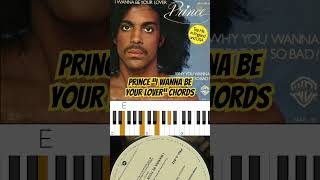 Prince “I Wanna Be Your Lover” Chords 🔥🎹🔥 #musicianparadise