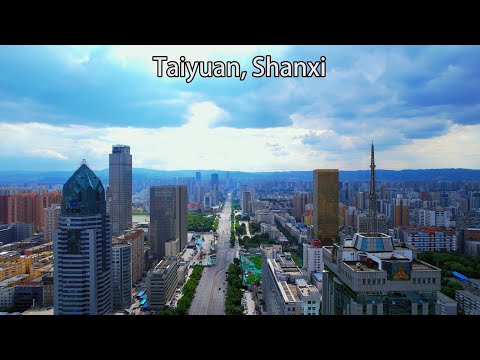China aérea: Taiyuan, província de Shanxi, cidade de Taiyuan, província de Shanxi