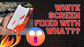 Unbelievable Fix! iPhone 13 Pro White Screen Resolved with a LIGHTER?!!