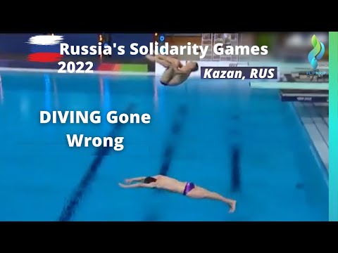 2022 Russia Mens 3 Meter Diving Gone Wrong - Solidarity Games