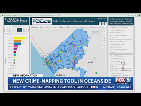 Oceanside Ca Crime Map