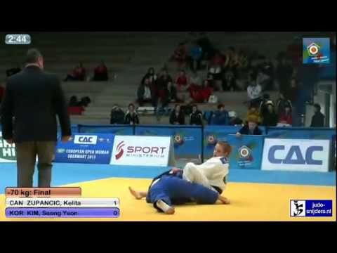 Judo 2013 European Open Oberwart: Zupancic (CAN) - Kim (KOR) [-70kg] final