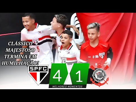 Sao Paulo 4 x 1 Corinthians | Goals and Highlights | Paulistano U-12 Futsal