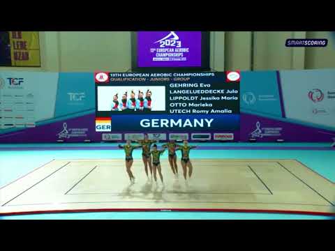 GERMANY (GER) - Juniors European Aerobic Championships Antalya 2023 - Qualifications GROUP JUNIORS