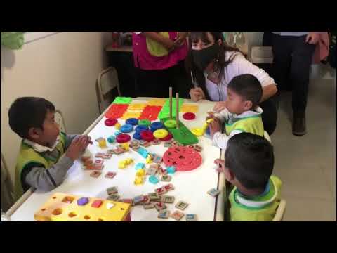 Los niños del CPI Pedacito de Cielo recibieron al gobernador Sáenz y al ministro Arroyo